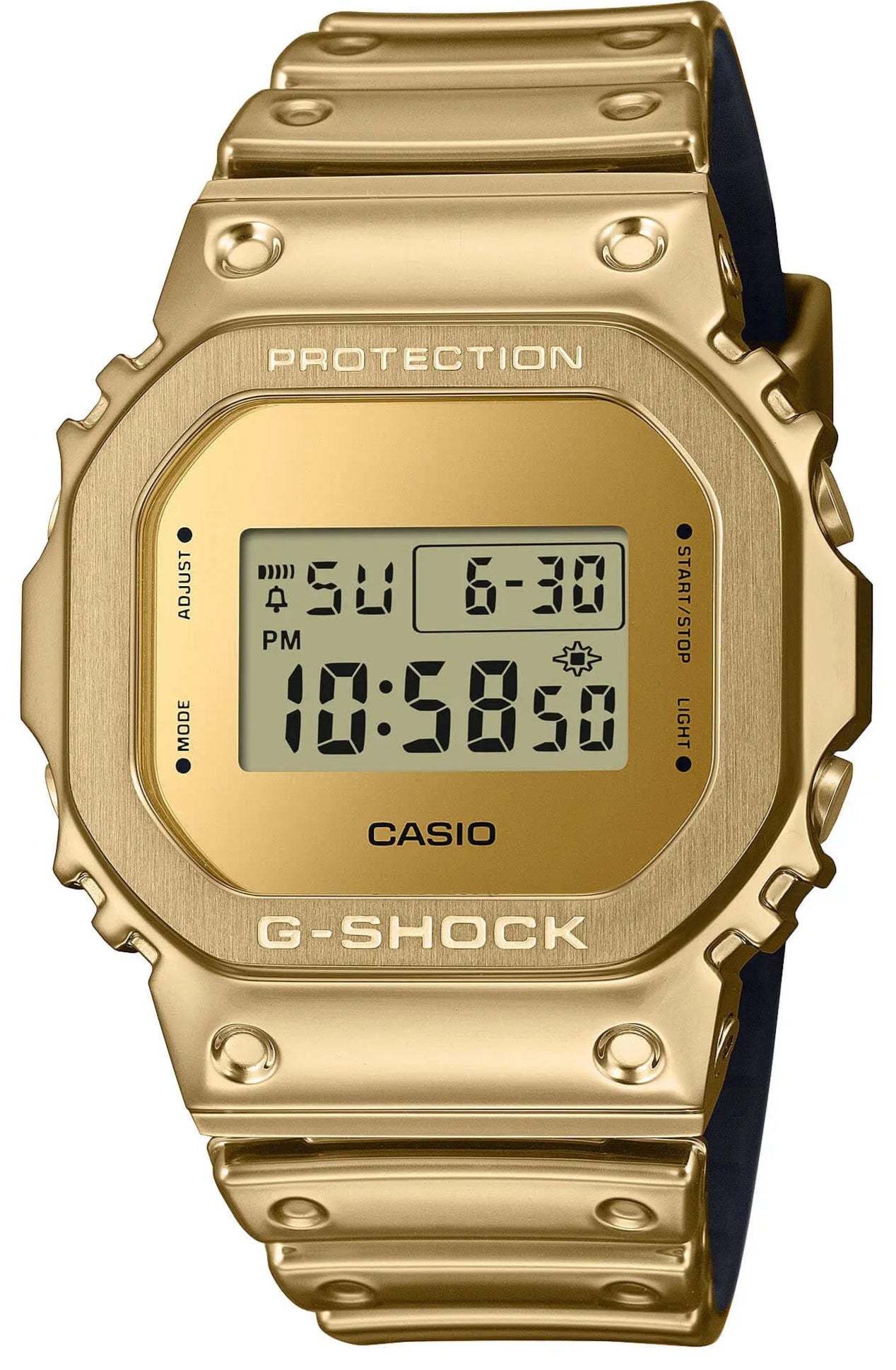 Casio GM-5600YMG-9ER G-Shock Gold Rubber Strap