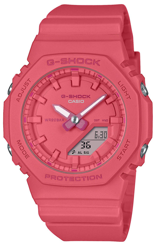 Casio GMA-P2100-4AER Anadigi Pink Rubber Strap