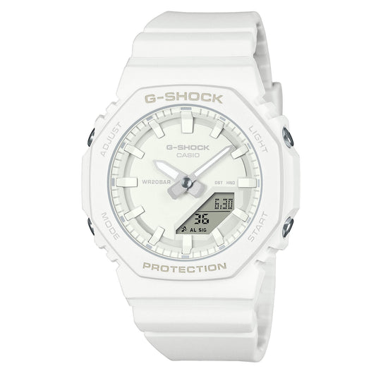 Casio GMA-P2100-7AER Anadigi White Rubber Strap