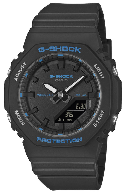 Casio GMA-P2100BA-1AER G-Shock Anadigi Black Rubber Strap