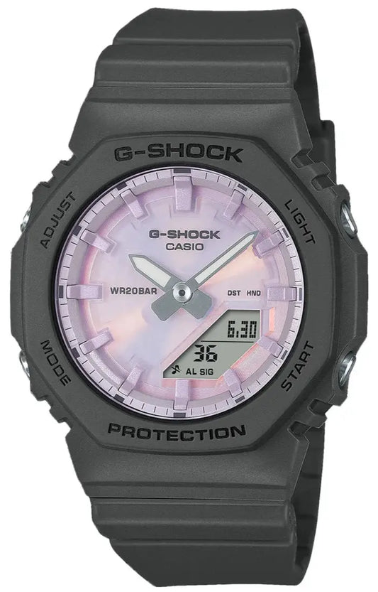 Casio GMA-P2100PC-1AER G-Shock Anadigi Black Rubber Strap