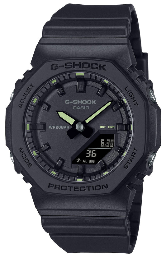 Casio GMA-P2100SA-1A2ER G-Shock Anadigi Black Rubber Strap