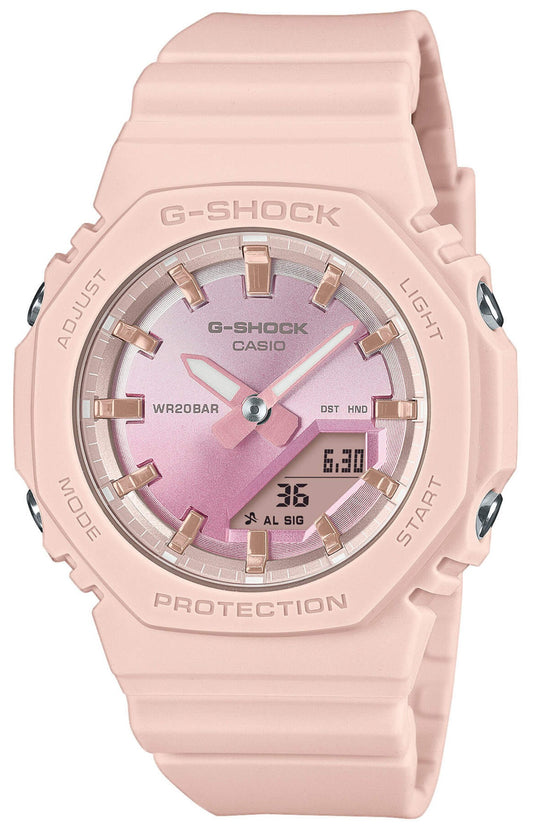 Casio GMA-P2100SG-4AER Pink Rubber Strap