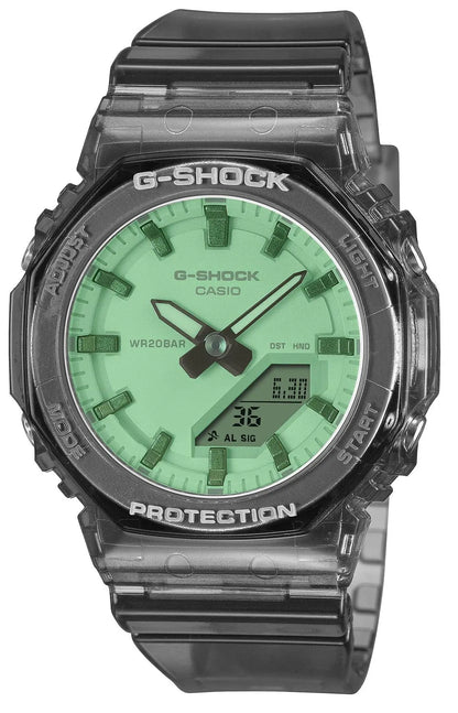 Casio GMA-P2100SR-1AER G-Shock Anadigi Black Rubber Strap