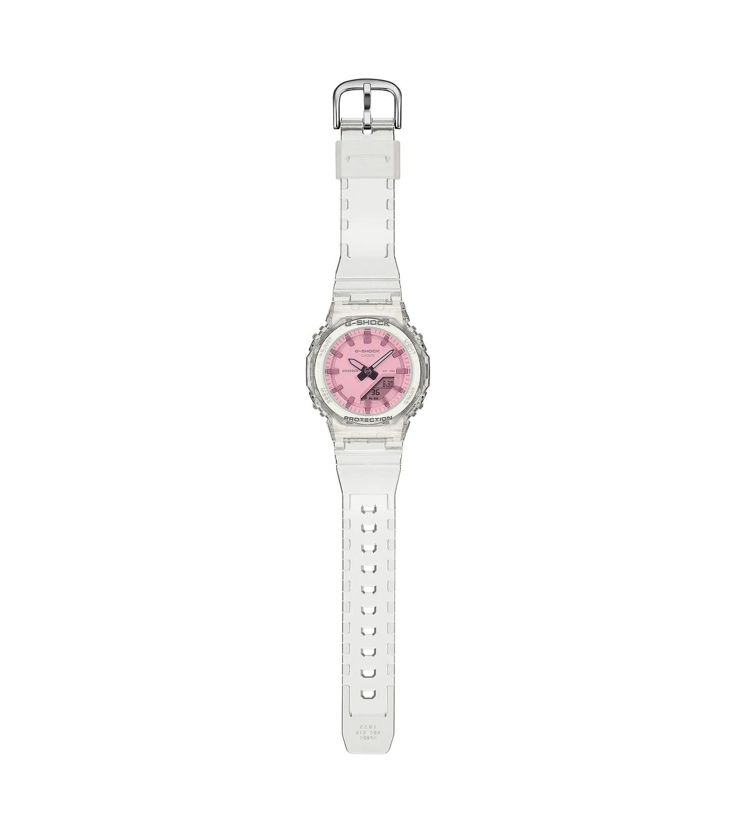 Casio GMA-P2100SR-7AER G-Shock Anadigi White Rubber Strap