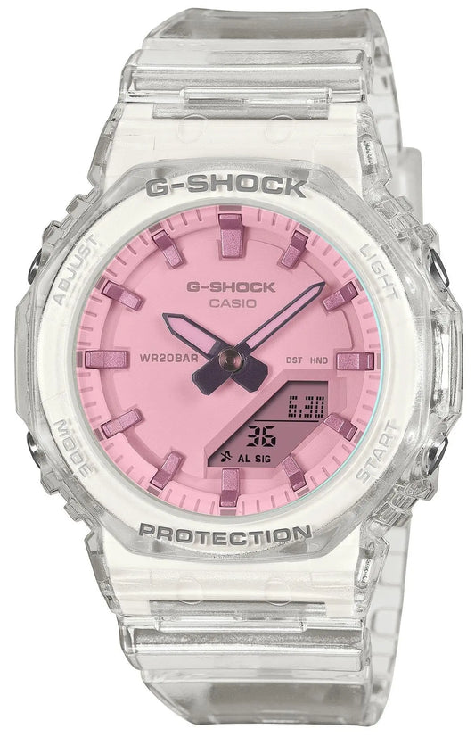 Casio GMA-P2100SR-7AER G-Shock Anadigi White Rubber Strap
