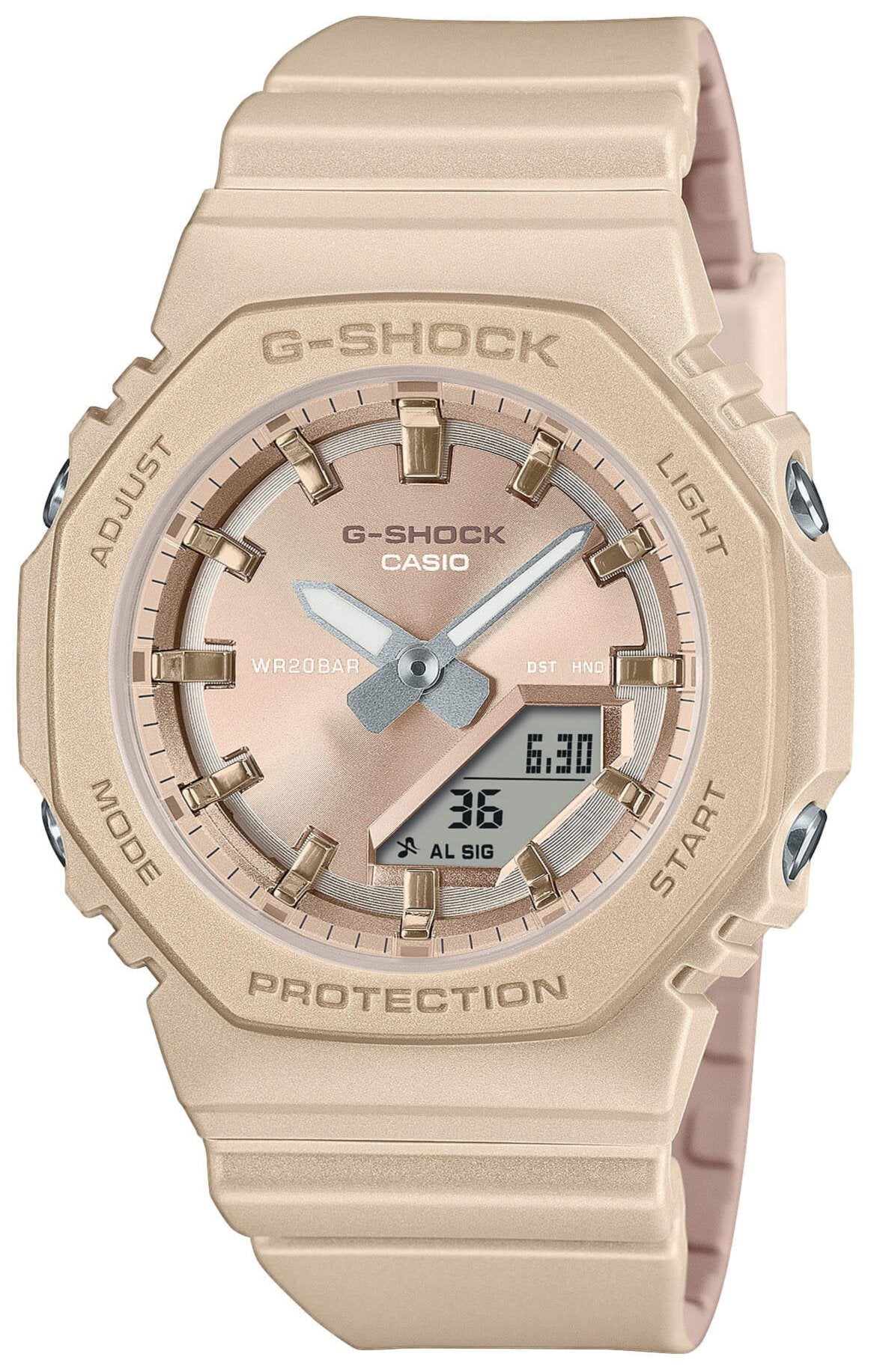 Casio GMA-P2100ST-9AER Beige Rubber Strap