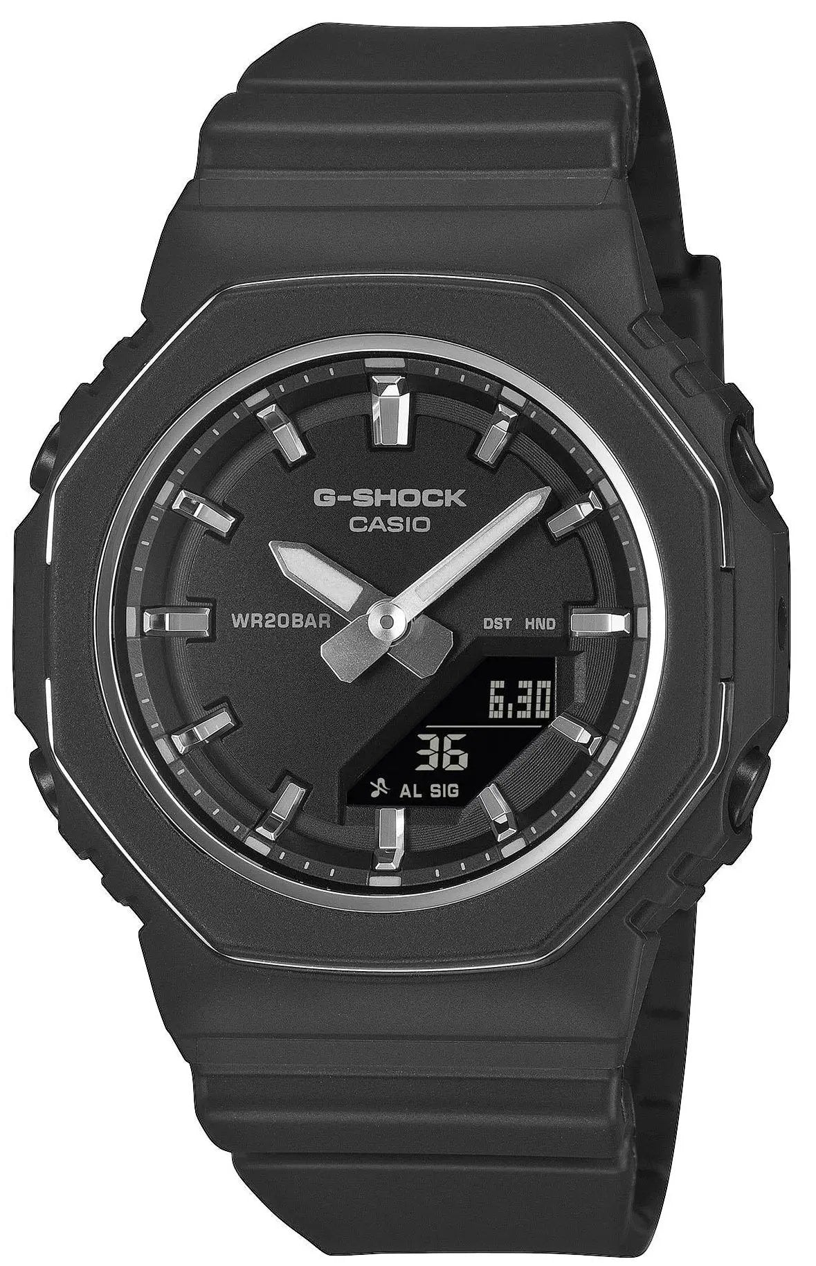 Casio GMA-P2110-1AER G-Shock Anadigi Black Rubber Strap