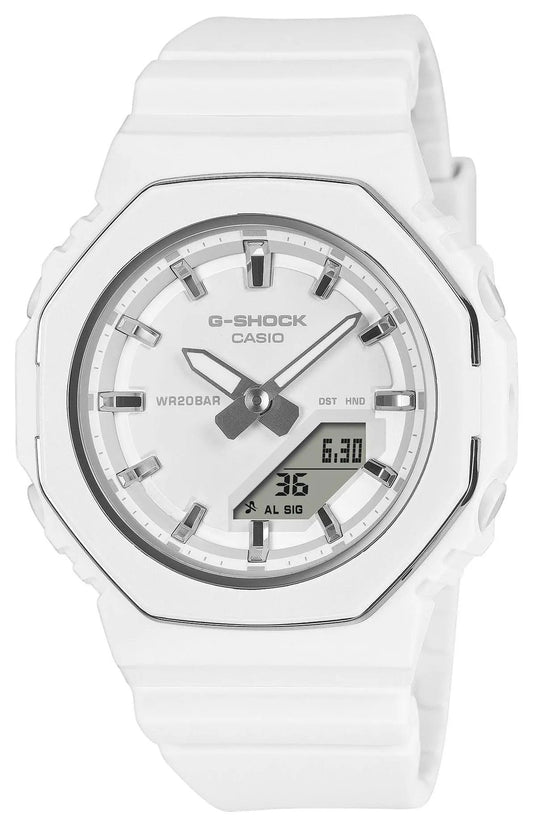 Casio GMA-P2110-7AER G-Shock Anadigi White Rubber Strap