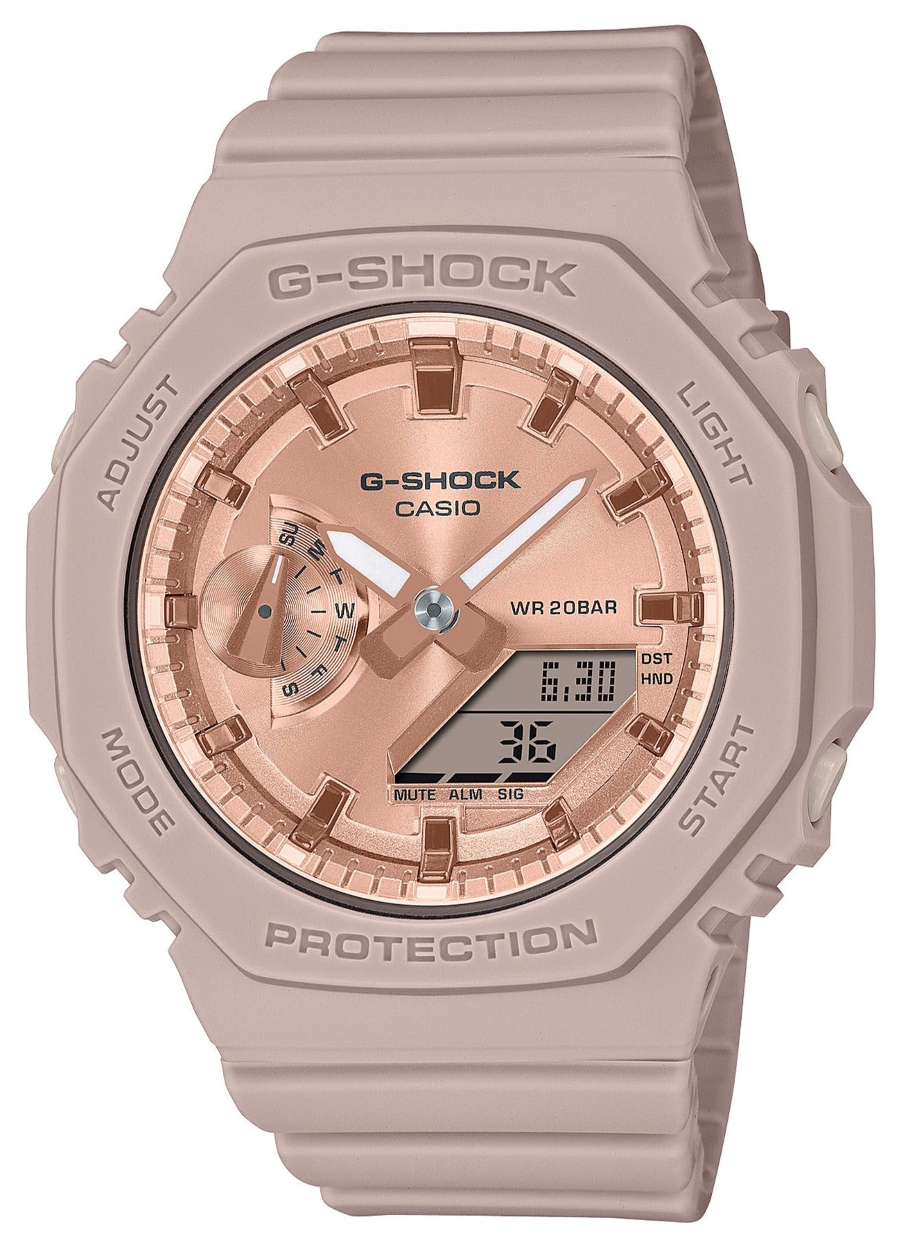 Casio GMA-S2100MD-4AER G-Shock Beige Rubber Strap