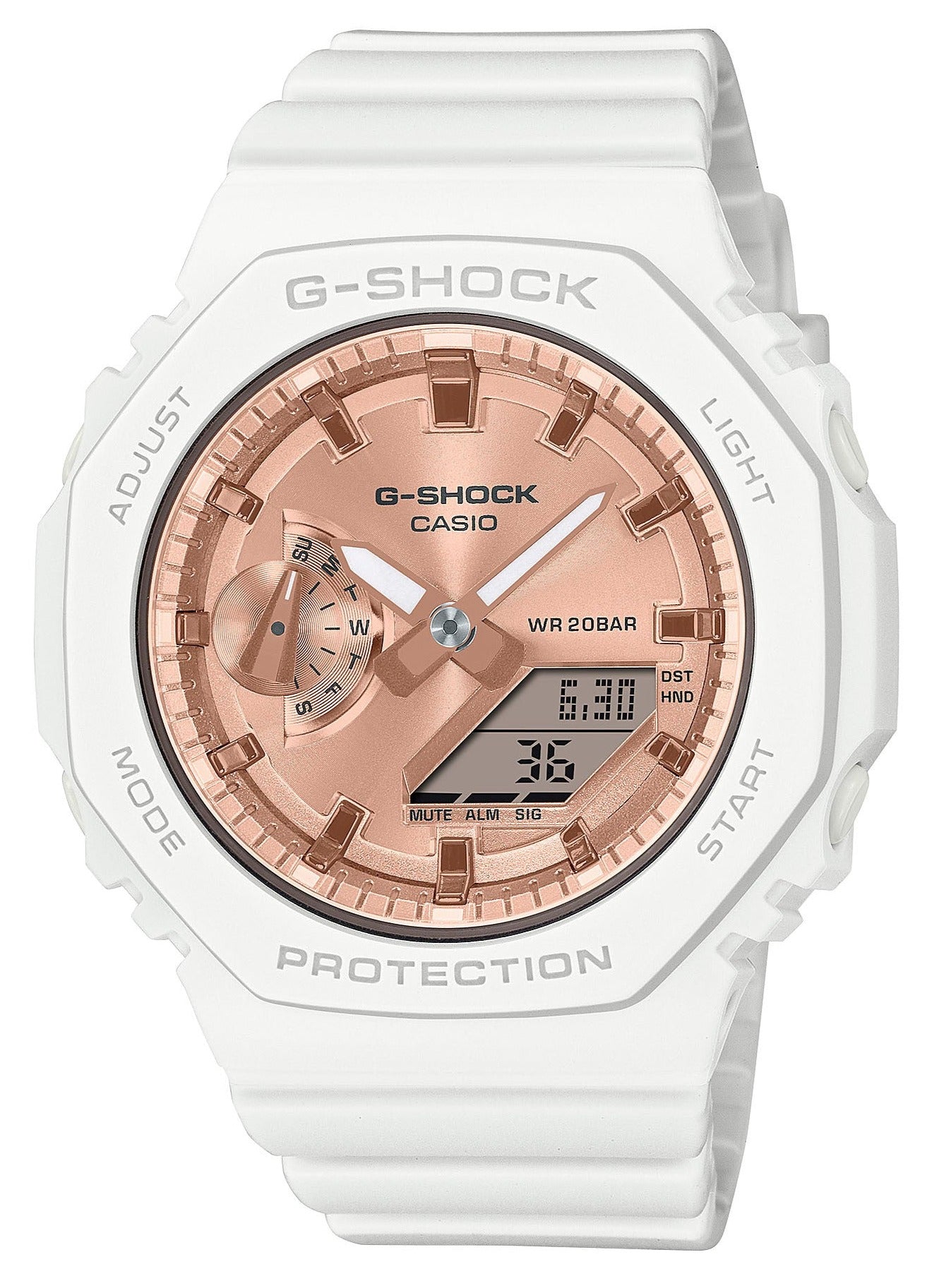 Casio GMA-S2100MD-7AER G-Shock White Rubber Strap