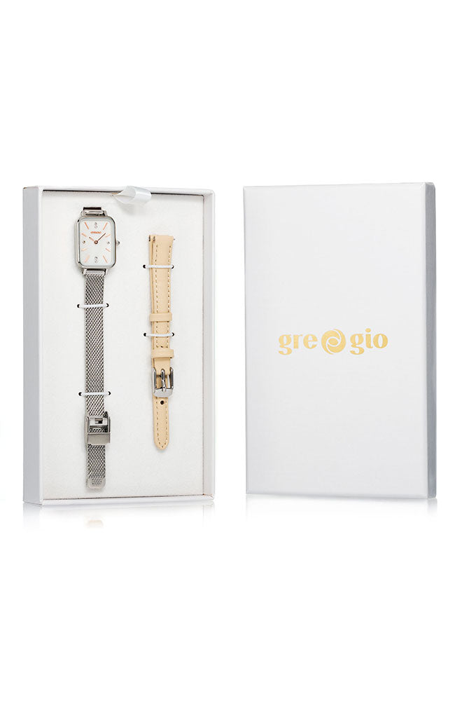 Gregio GR430011 Silver Stainless Steel Bracelet Box Set