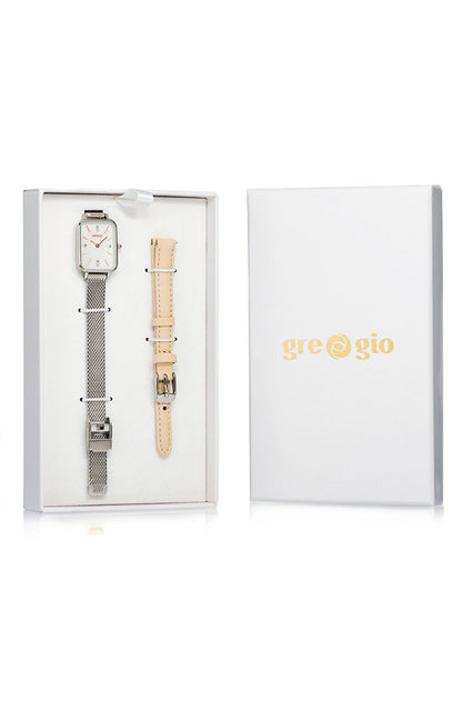 Gregio GR430011 Silver Stainless Steel Bracelet Box Set