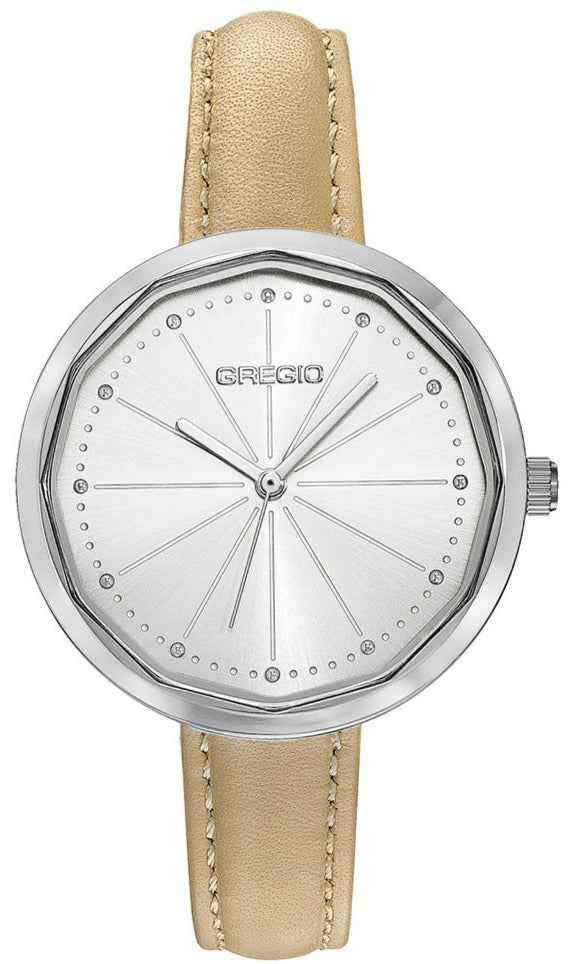 Gregio GR460060 Urban Beige Leather Strap