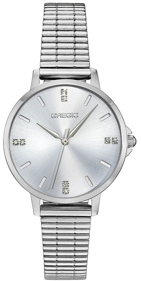 Gregio GR470012 Sleek Silver Stainless Steel Bracelet