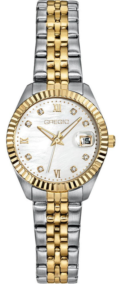 Gregio GR480040 Mallory Petit Two Tone Stainless Steel Bracelet