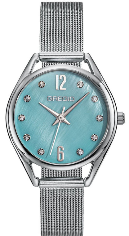 Gregio GR510012 Cluster Silver Stainless Steel Bracelet