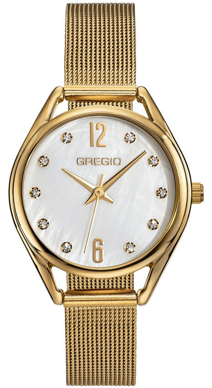 Gregio GR510020 Cluster Gold Stainless Steel Bracelet