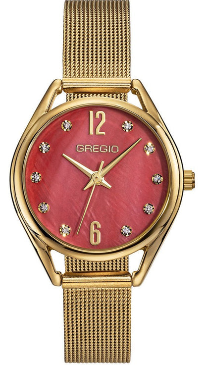 Gregio GR510022 Cluster Gold Stainless Steel Bracelet