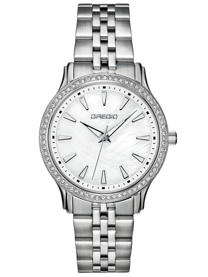 Gregio GR550010 Fleur Silver Stainless Steel Bracelet