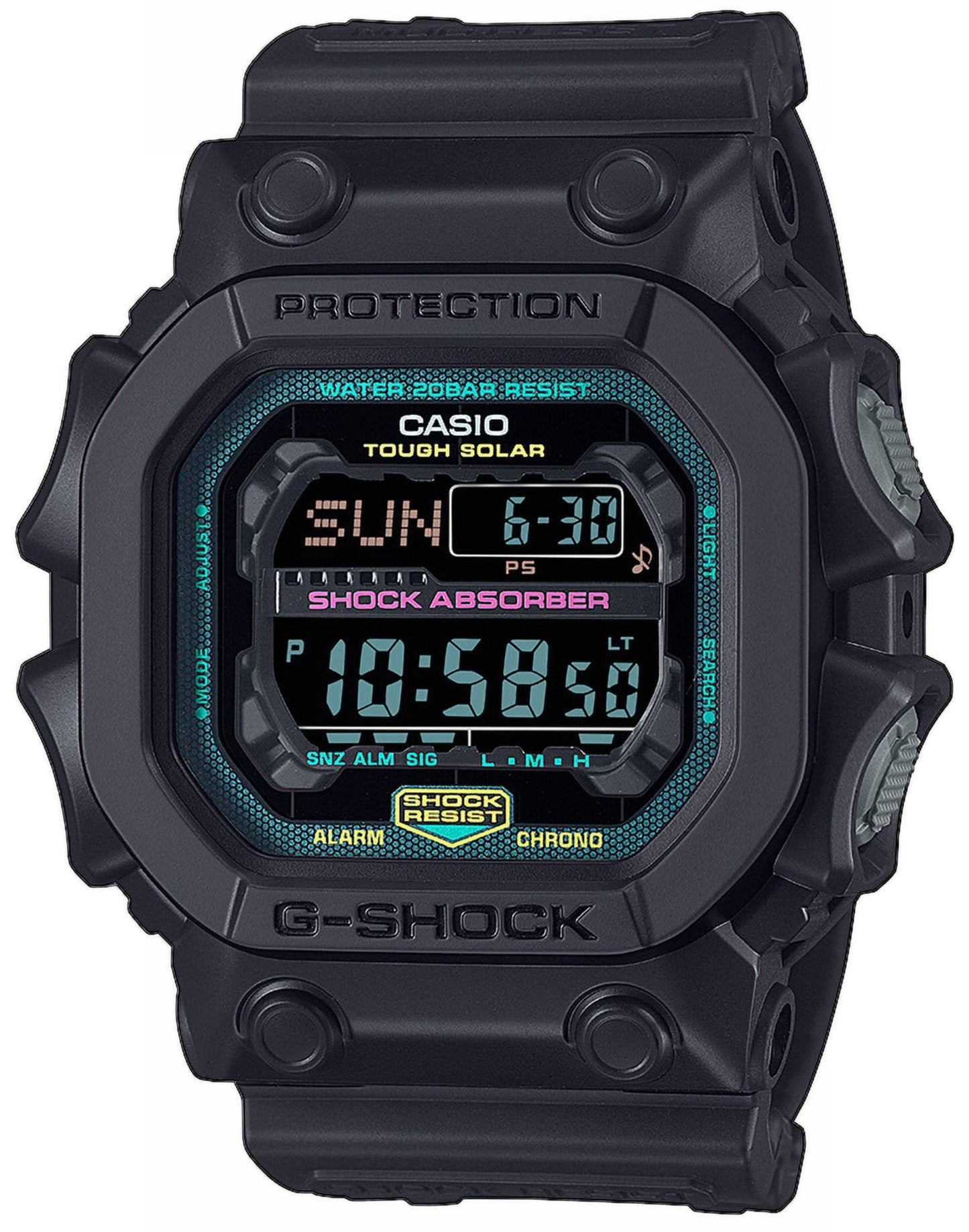 Casio GX-56MF-1ER G-Shock Solar Black Rubber Strap