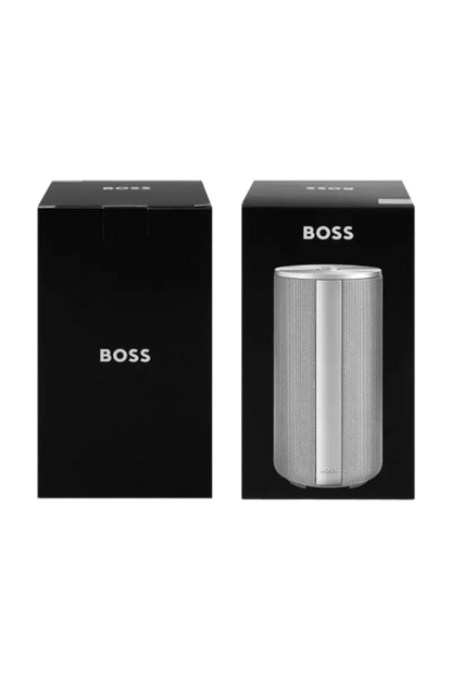 HUGO BOSS HAC615B Elemental Silver Large Bluetooth Speaker