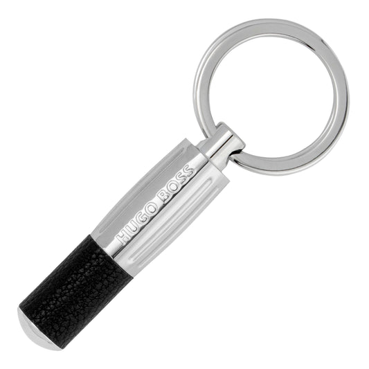 HUGO BOSS HAK410A Μπρελόκ Pure Iconic Black Key Ring