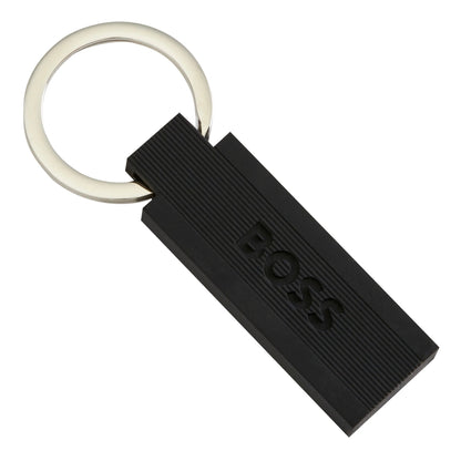 HUGO BOSS HAK889 Edge Black Key Ring Keychain