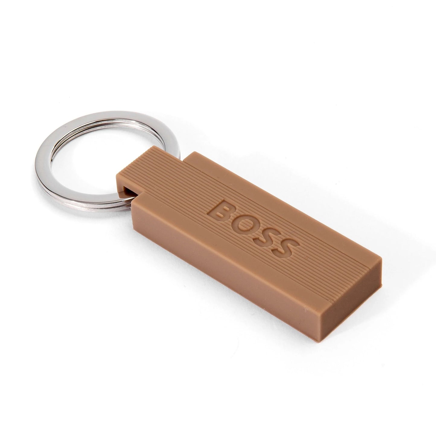 HUGO BOSS HAK421X Μπρελόκ Edge Iconic Camel Key Ring