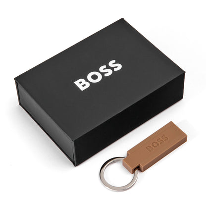 HUGO BOSS HAK889 Edge Black Key Ring Keychain