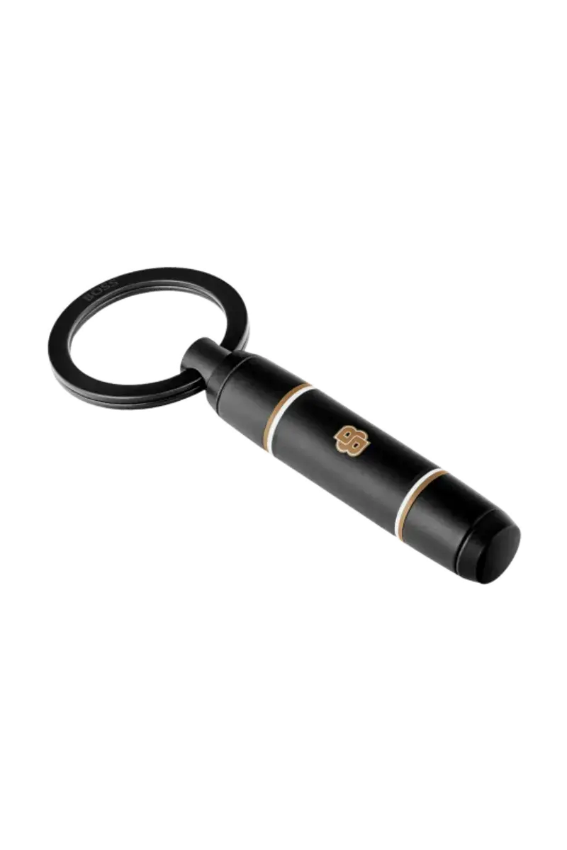 HUGO BOSS HAK612A Μπρελόκ Rive Varsity Black Key Ring
