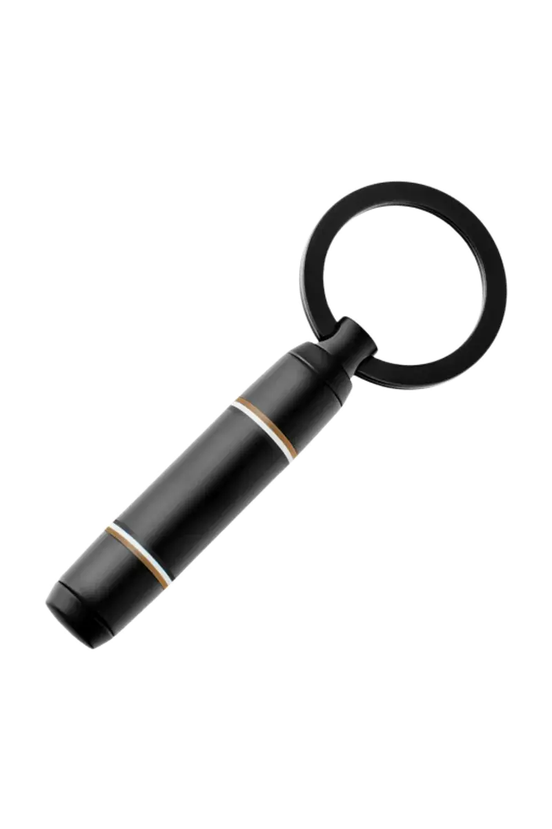 HUGO BOSS HAK612A Μπρελόκ Rive Varsity Black Key Ring