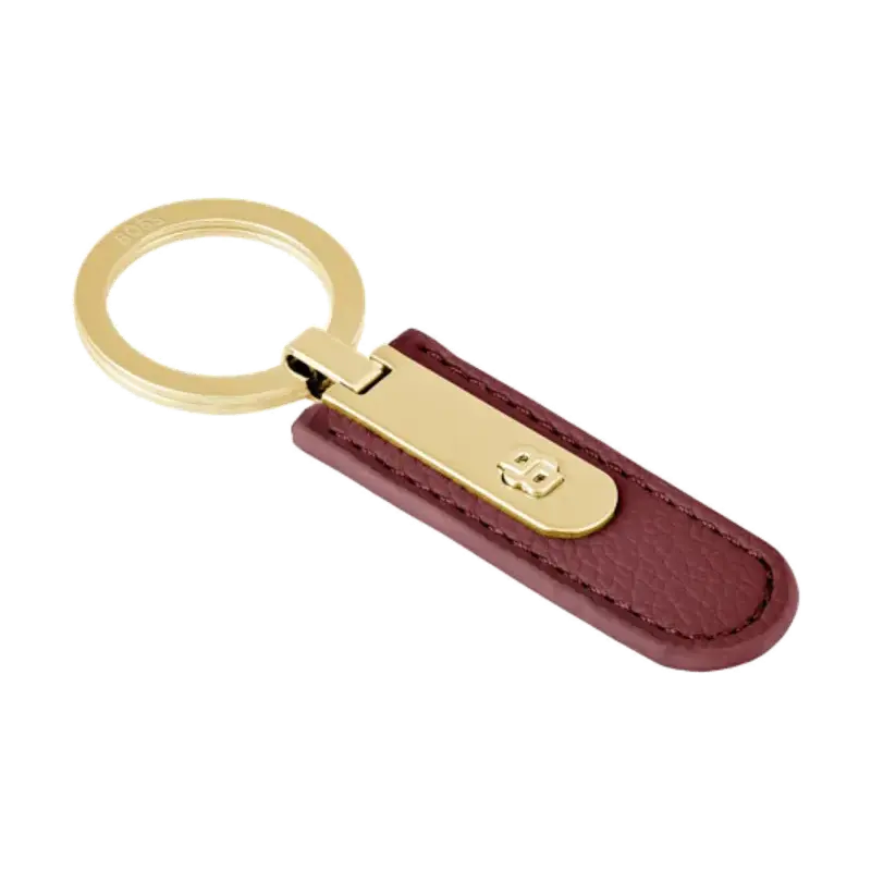 HUGO BOSS HAK616R Μπρελόκ Signature Lady Burgundy Key Ring