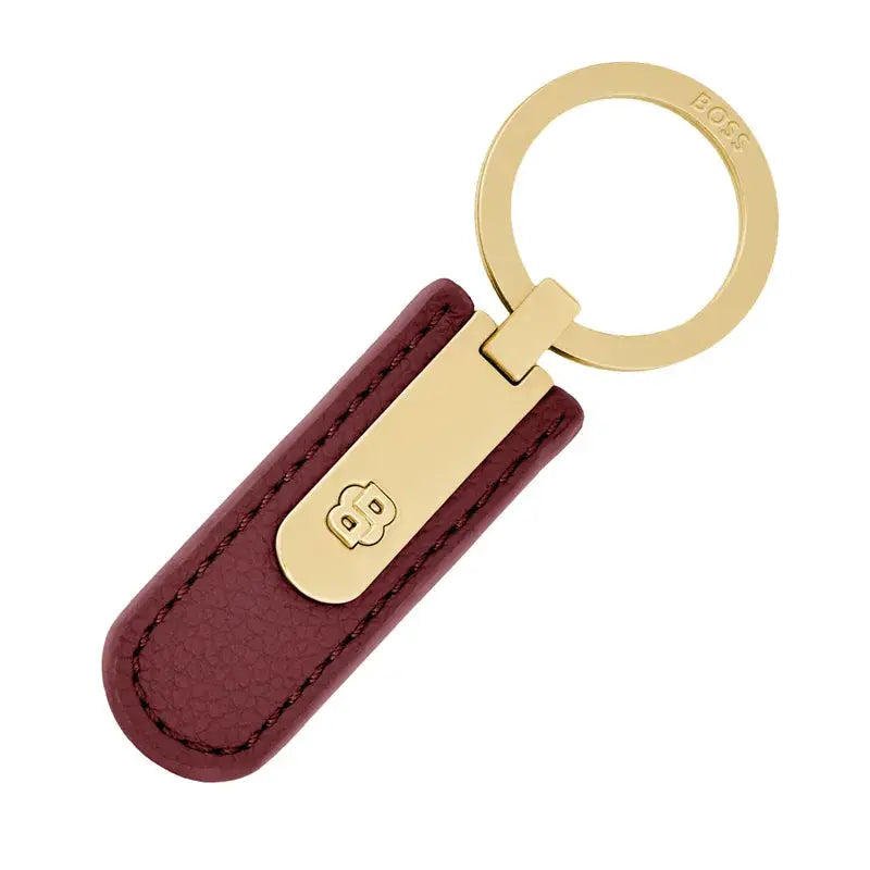 HUGO BOSS HAK616R Μπρελόκ Signature Lady Burgundy Key Ring