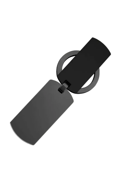 HUGO BOSS HAK620A Μπρελόκ Double B Diamond Black Key Ring