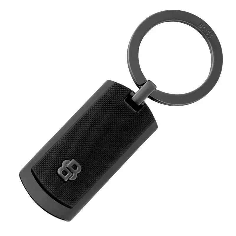 HUGO BOSS HAK620A Μπρελόκ Double B Diamond Black Key Ring