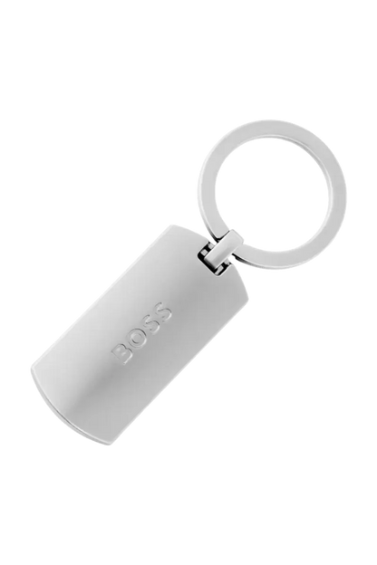 HUGO BOSS HAK620B Μπρελόκ Double B Diamond Chrome Key Ring