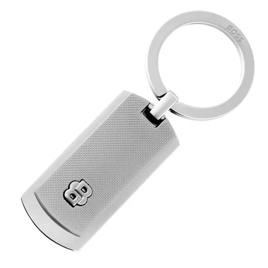 HUGO BOSS HAK620B Μπρελόκ Double B Diamond Chrome Key Ring
