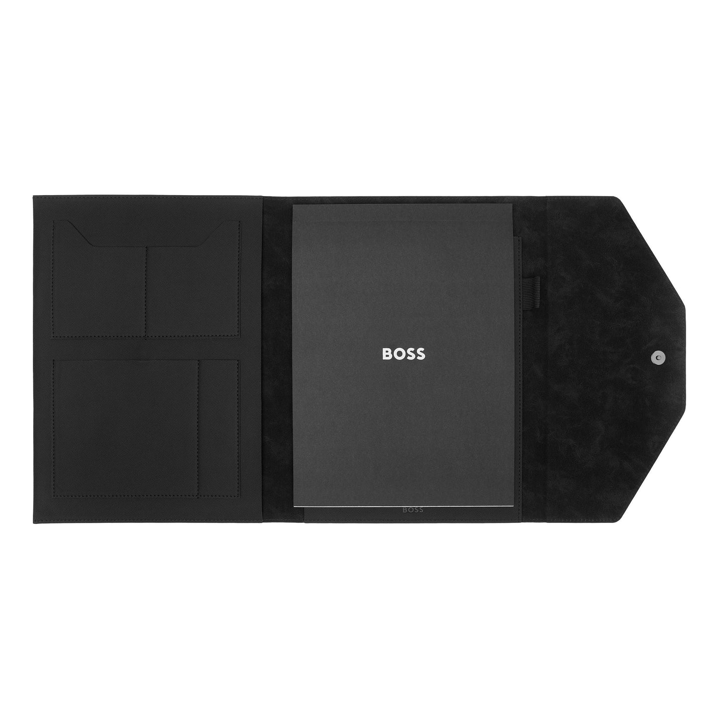 HUGO BOSS HDF414A Ντοσιέ A4 Rive Black Folder