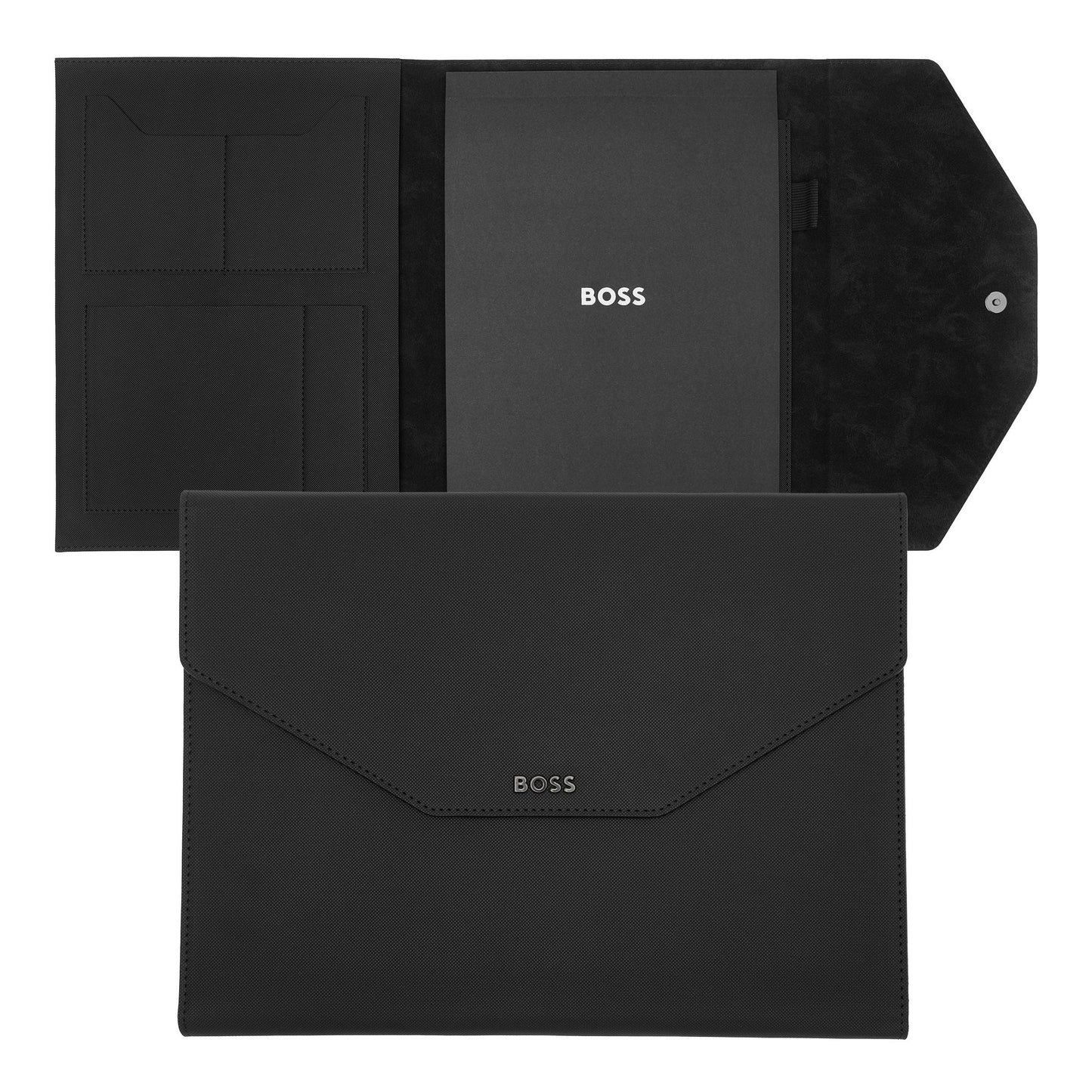 HUGO BOSS HDM414A Ντοσιέ A5 Rive Black Folder