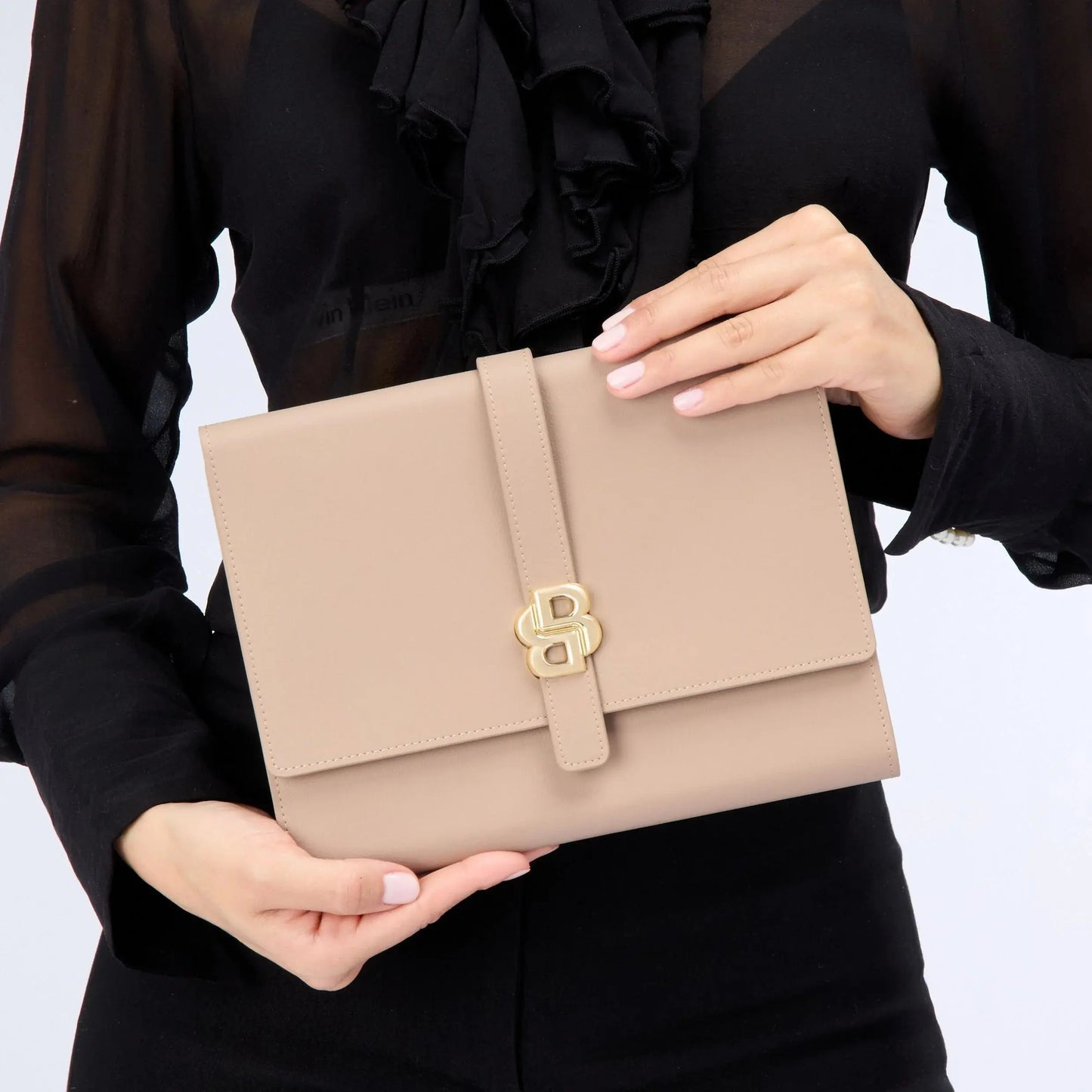 HUGO BOSS HDM520Q Ντοσιέ A5 Double B Nude Folder