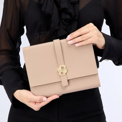 HUGO BOSS HDM520Q Ντοσιέ A5 Double B Nude Folder