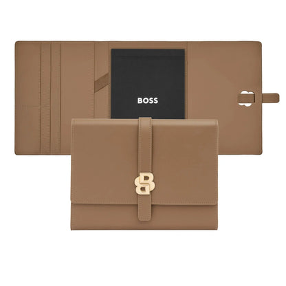 HUGO BOSS HDM520X Ντοσιέ A5 Double B Camel Folder