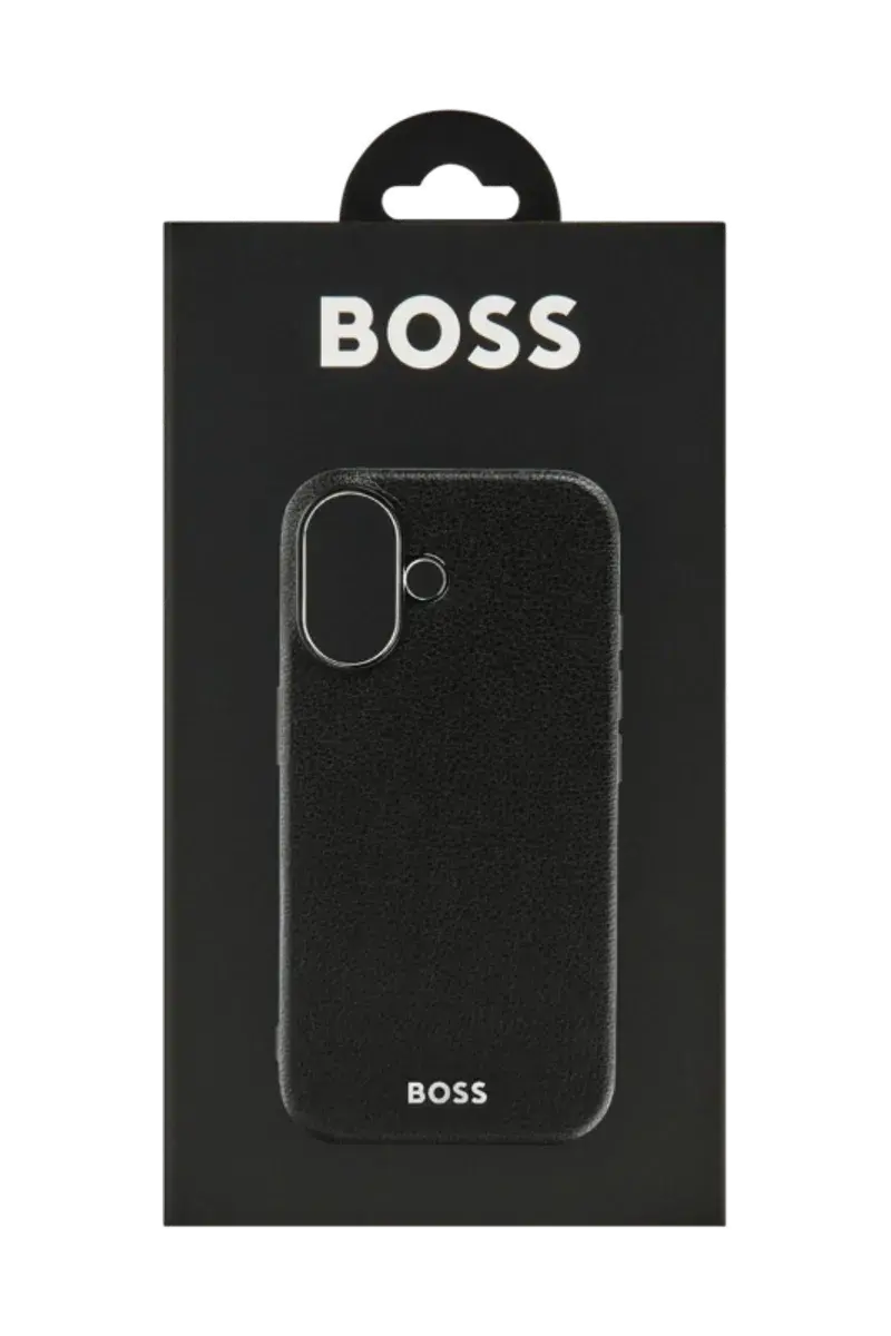 HUGO BOSS HEH517A16N Θήκη Κινητού Case for iPhone 16 Grained Black