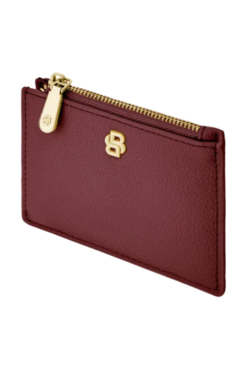 HUGO BOSS HEK616R Καρτοθήκη Signature Lady Burgundy Card Holder