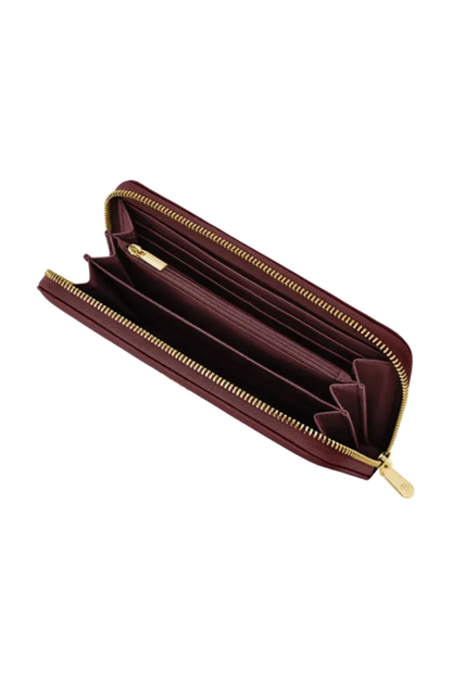 HUGO BOSS HEL616R Πορτοφόλι Signature Lady Burgundy Travel Wallet