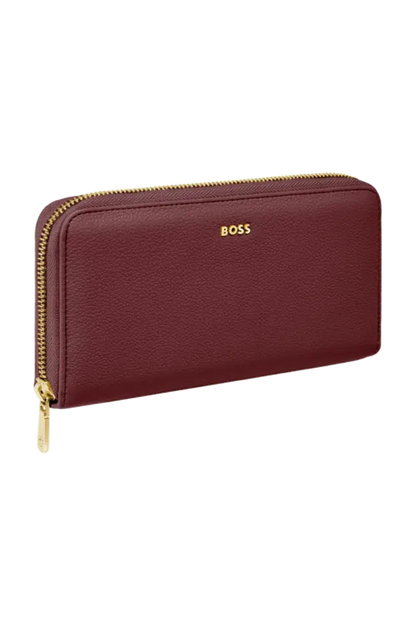 HUGO BOSS HEL616R Πορτοφόλι Signature Lady Burgundy Travel Wallet