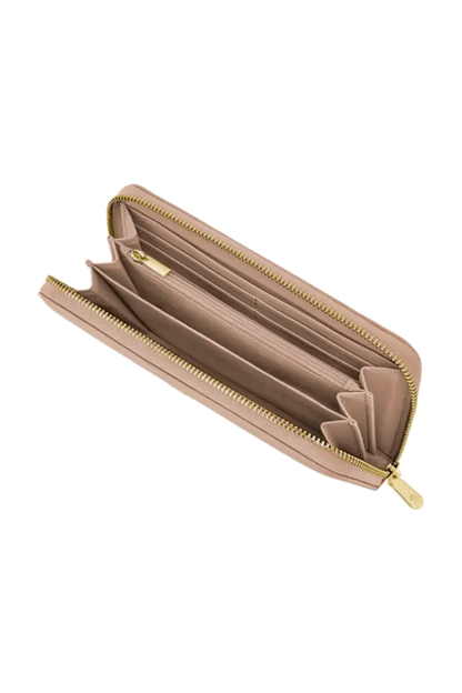 HUGO BOSS HEL616X Πορτοφόλι Signature Lady Nude Travel Wallet