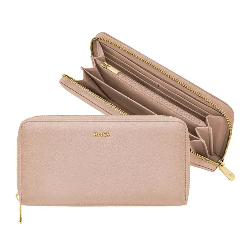 HUGO BOSS HEL616X Πορτοφόλι Signature Lady Nude Travel Wallet
