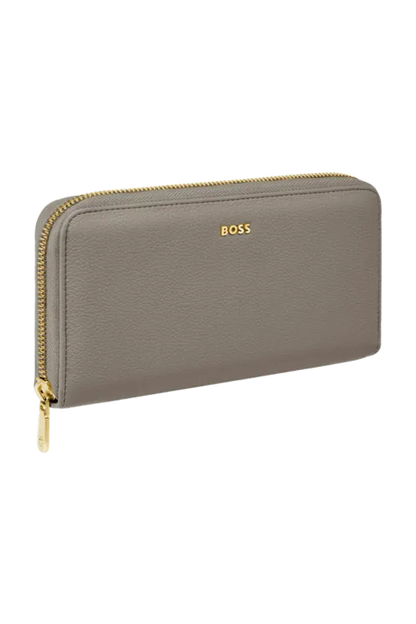 HUGO BOSS HEL616Z Πορτοφόλι Signature Lady Taupe Travel Wallet